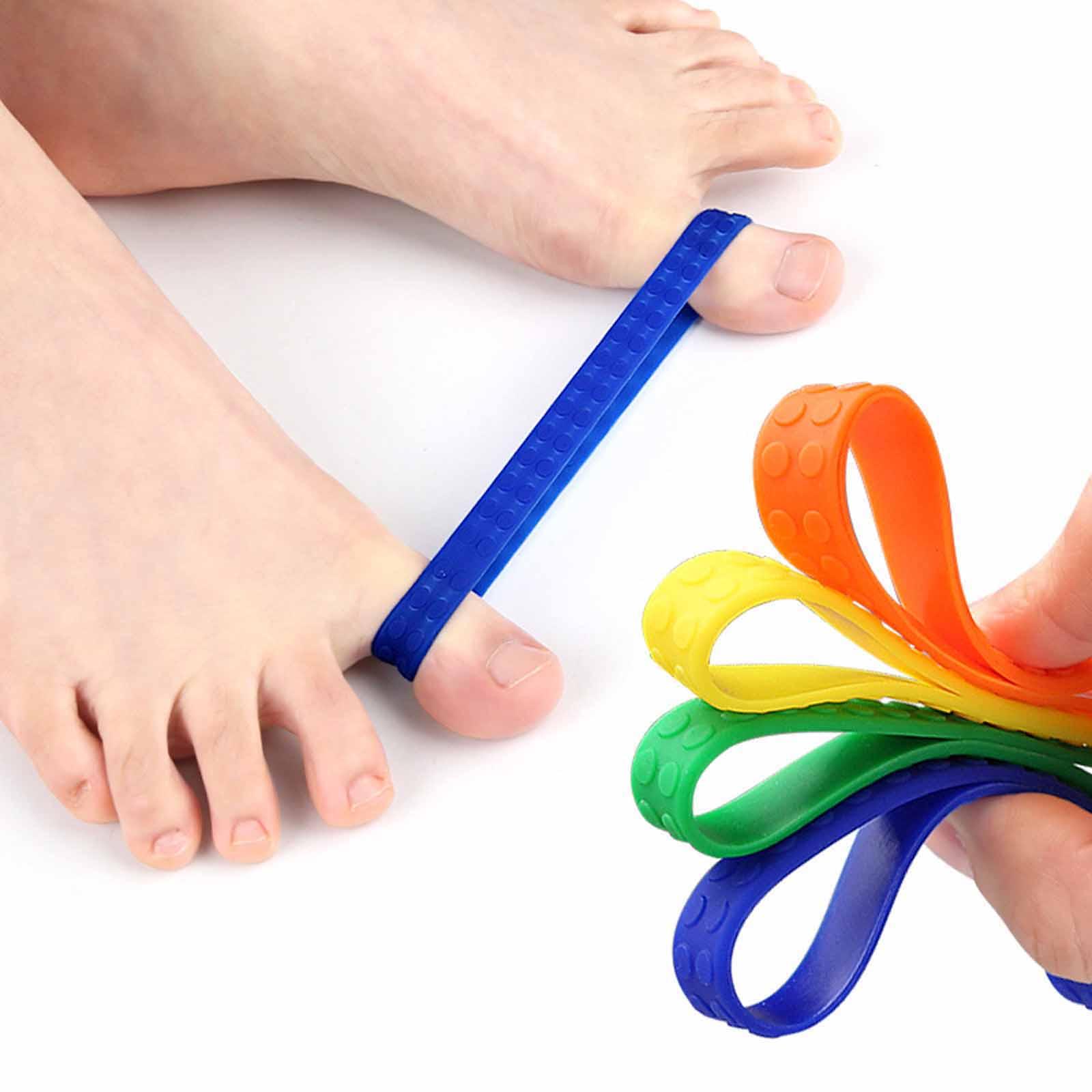 Silicone Band Women - Bande de résistance premium, séparateur d'orteils
