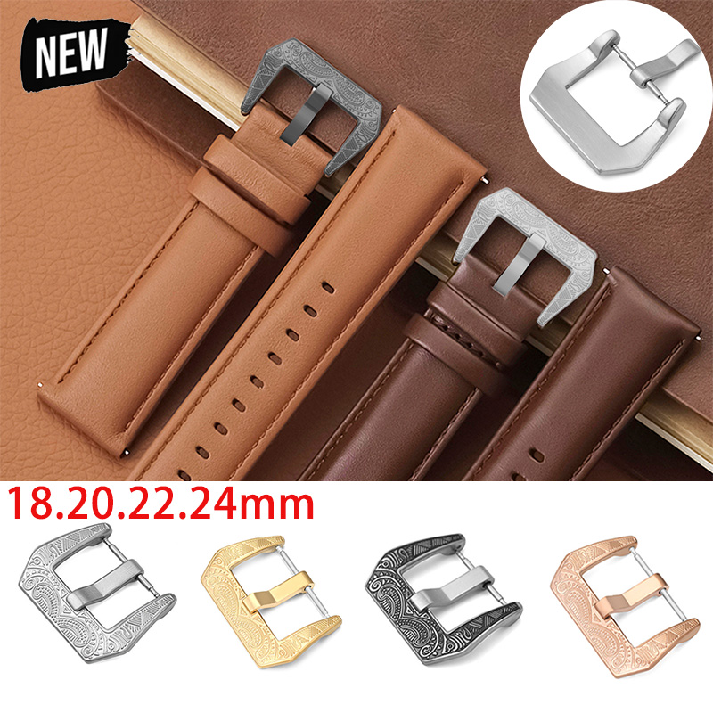 Leather Watch Band Men - Boucle de bracelet de montre vintage