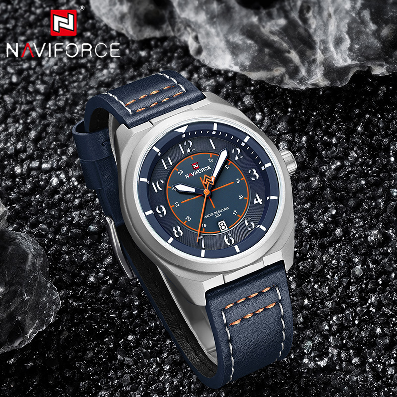Montre à quartz NAVIFORCE pour - Leather Watch Band Men avis et prix