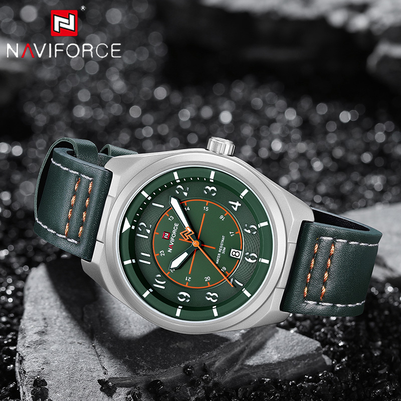 Montre à quartz NAVIFORCE pour - Leather Watch Band Men avis et prix