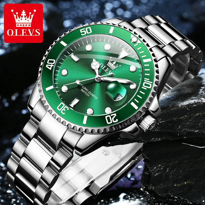 OLEVS montre à Quartz original - Rolex Watch Submariner avis et prix
