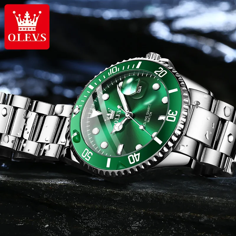 OLEVS montre à Quartz original - Rolex Watch Submariner avis et prix